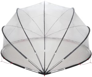 vidaXL Przezroczysta kopuła basenowa 500 x 500 x 236 cm PVC 9