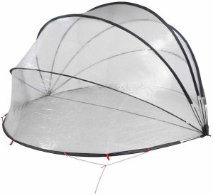 vidaXL Przezroczysta kopuła basenowa 500 x 500 x 236 cm PVC 10