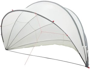 vidaXL Basenowa kopuła szara i pomarańczowa 546 x 516 x 250 cm 2