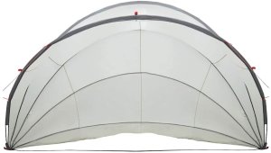 vidaXL Basenowa kopuła szara i pomarańczowa 546 x 516 x 250 cm 7