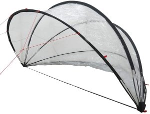 vidaXL Kopuła przezroczysty 336 x 322 x 160 cm PVC 2