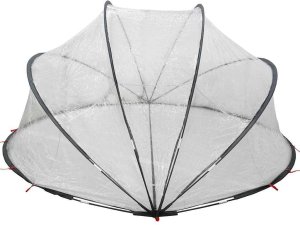 vidaXL Kopuła przezroczysty 336 x 322 x 160 cm PVC 9