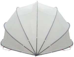 vidaXL Kopuła basenowa Szary i pomarańczowy 500 x 500 x 236 cm 9