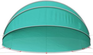vidaXL Zielona kopuła do basenu 430 x 430 x 210 cm 8