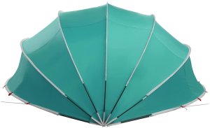 vidaXL Zielona kopuła do basenu 430 x 430 x 210 cm 9