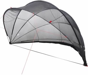 vidaXL Basenowa czarna kula 472 x 460 x 229 cm 2