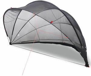 vidaXL Basenowa czarna kula 472 x 460 x 229 cm 3