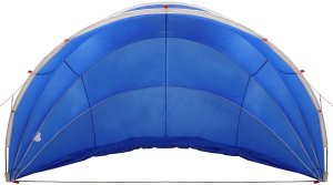 vidaXL Niebieska kopuła basenowa 500 x 500 x 236 cm 7