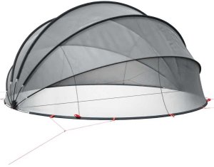 vidaXL Kopuła basenowa czarny 430 x 430 x 210 cm 6