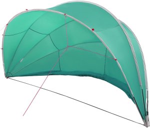 vidaXL Kopuła basenowa Zielony 546 x 516 x 250 cm 2