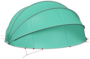 vidaXL Kopuła basenowa Zielony 546 x 516 x 250 cm 6