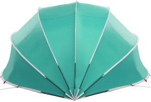 vidaXL Kopuła basenowa Zielony 546 x 516 x 250 cm 9