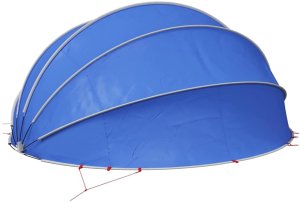 vidaXL Niebieska kopuła basenowa 546 x 516 x 250 cm 6