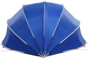 vidaXL Niebieska kopuła basenowa 546 x 516 x 250 cm 9