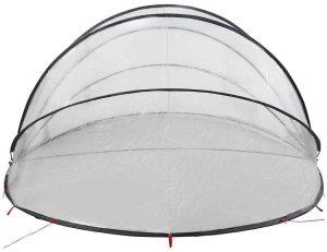 vidaXL Przezroczysta kopuła do basenu 546 x 516 x 250 cm PVC 8