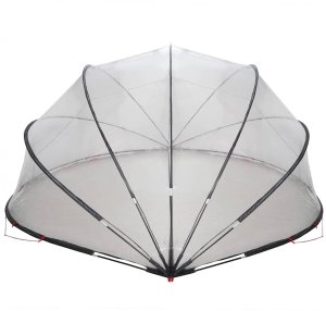 vidaXL Przezroczysta kopuła do basenu 546 x 516 x 250 cm PVC 9