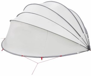 vidaXL Kopuła basenowa szary i pomarańczowy 592 x 590 x 275 cm 10