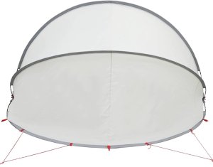 vidaXL Kopuła basenowa szary i pomarańczowy 336 x 322 x 160 cm 8