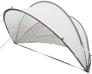 vidaXL Kopuła basenowa szara i pomarańczowa 405 x 405 x 192 cm 2