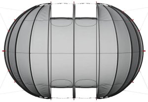 vidaXL Przezroczysty namiot do basenu 538 x 440 x 204 cm 9