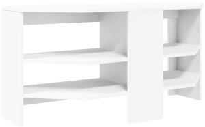 vidaXL Rogowa szafka na telewizor biała 102x40,5x45cm 7