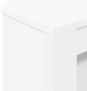 vidaXL Rogowa szafka na telewizor biała 102x40,5x45cm 8