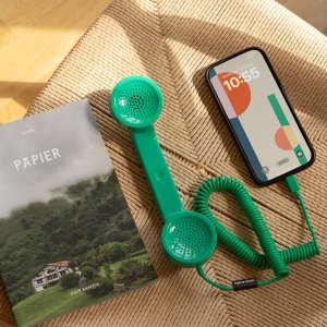 Native Union Pop Phone - słuchawka telefoniczna USB-C z funkcją odbierania i kończenia połączeń (pine) 3