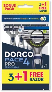 Golarka DORCO Pace 4 Pro Jednorazowa maszynka do golenia 4 ostrza 1 op. - 4 szt. 2