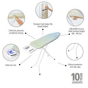 Ironing board BRABANTIA Soothing Sea B, 124 x 38 cm 6