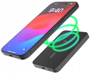 Powerbank Fixed MagZen 5 Crystal Qi2 5000mAh Czarny 3