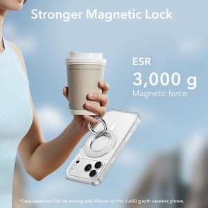 ESR MAGNETIC 360 HALOLOCK MAGSAFE PHONE RING WHITE 5