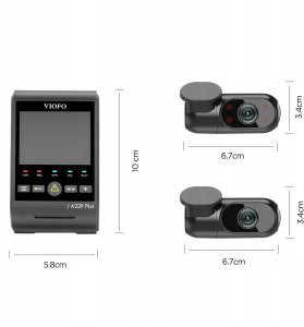 VIOFO A229 PLUS 3CH 2K + 1080p WiFi, GPS 7