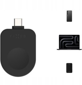 Fixed USB-C Charging Adapter for Apple Watch compatible with Powerstation Uni, Black 3