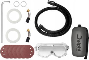 SZLIFIERKA DO GIPSU GŁADZI ŚCIAN TYNKÓW PŁYT SUFITÓW SIECIOWA LED WOREK 180 3