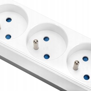 Montis Przedłużacz elektryczny biało-szary 4-gniazdowy z USB 3m MT186-WG-3 6