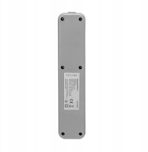 Montis Przedłużacz elektryczny biało-szary 3-gniazdowy z USB 5m MT185-WG-5 6