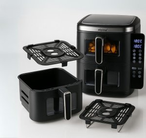 Air Fryer Frytkownica beztłuszczowa Alpina XXL 11L 2800W Dwukomorowa 5
