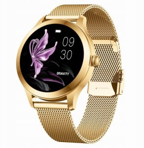 Smartwatch Gravity Smartwatch Biało-Złoty 2 Paski GT25-2 PRO 2