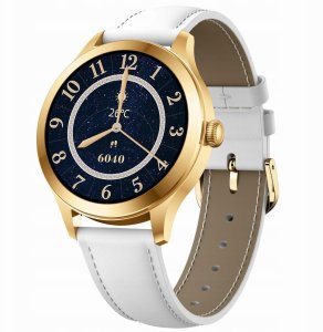 Smartwatch Gravity Smartwatch Biało-Złoty 2 Paski GT25-2 PRO 3