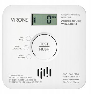 Virone CZUJKA TLENKU WĘGLA (CZADU) DC-11 3