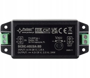 Przetwornica Pulsar PRZETWORNICA ZASILANIA DCDC-ADJ2A-SD 4