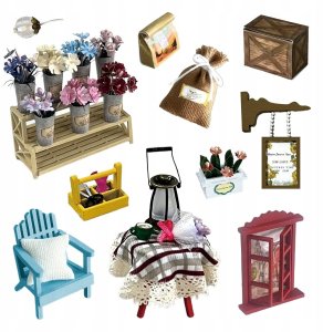 Playmates Toys 2Kids Toys Miniatura domku Pokój kwiatowego relaksu 2