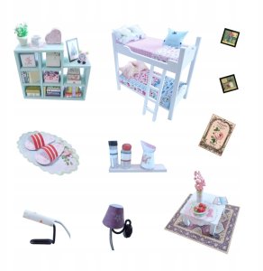 Playmates Toys 2Kids Toys miniatura domku Cherylin pokój 5