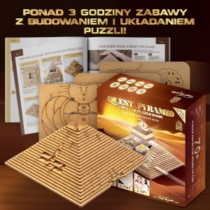 MoYu EscapeWelt drewniana układanka łamigłówka Pyramida 2