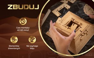 MoYu EscapeWelt drewniana układanka łamigłówka Pyramida 6