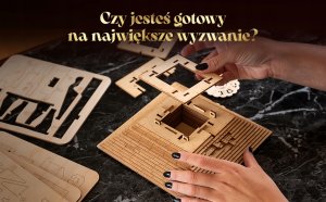 MoYu EscapeWelt drewniana układanka łamigłówka Pyramida 9