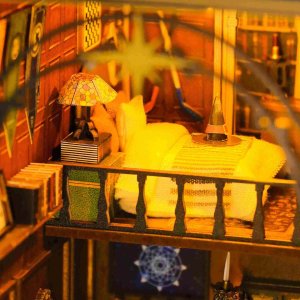 Domus Kits 2Kids Toys układanka Zatrzymywacz na książki Domek czarodziejki Miry 4