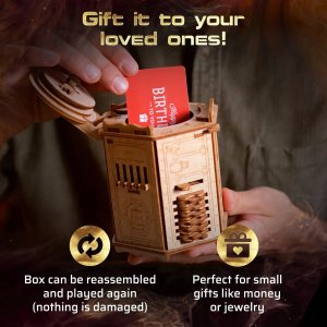 Annick Goutal EscapeWelt 3D drewniana układanka łamigłówka Fort Knox Pro 11