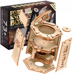 Annick Goutal EscapeWelt 3D drewniana układanka łamigłówka Fort Knox Pro 9