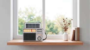 Radio Kruger&Matz Radio przenośne analogowe solarne model KM0831 20